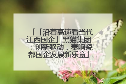 「沿着高速看当代江西国企」黑猫集团：创新驱动，奏响瓷都国企发展新乐章