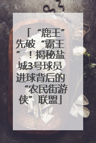 “鹿王”先破“霸王”！揭秘盐城3号球员进球背后的“农民街游侠”联盟