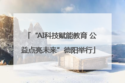 “AI科技赋能教育 公益点亮未来”德阳举行