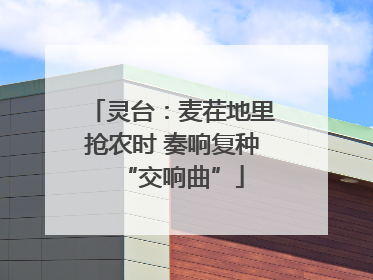 灵台：麦茬地里抢农时 奏响复种“交响曲”