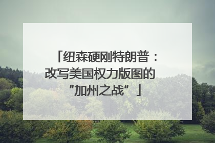 纽森硬刚特朗普：改写美国权力版图的 “加州之战”
