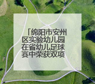 绵阳市安州区实验幼儿园在省幼儿足球赛中荣获双项二等奖