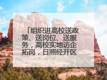 组织进高校送政策、送岗位、送服务，高校实地访企拓岗，日照经开区——校地企联动，激活人才发展“引擎”