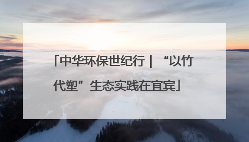 中华环保世纪行｜“以竹代塑”生态实践在宜宾