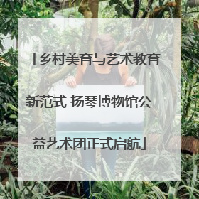 乡村美育与艺术教育新范式 扬琴博物馆公益艺术团正式启航