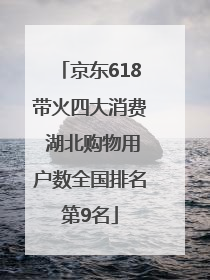 京东618带火四大消费 湖北购物用户数全国排名第9名
