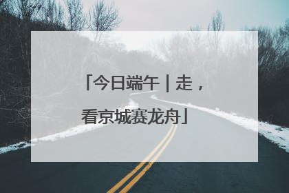 今日端午｜走，看京城赛龙舟