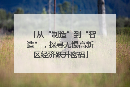 从“制造”到“智造”，探寻无锡高新区经济跃升密码