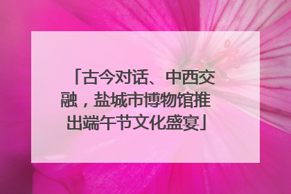 古今对话、中西交融，盐城市博物馆推出端午节文化盛宴
