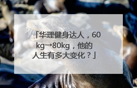 华理健身达人，60kg→80kg，他的人生有多大变化？