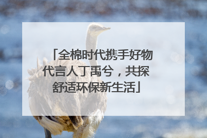 全棉时代携手好物代言人丁禹兮，共探舒适环保新生活