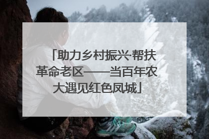 助力乡村振兴·帮扶革命老区——当百年农大遇见红色凤城
