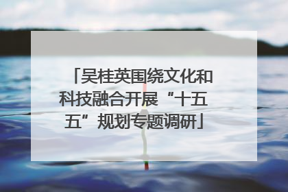 吴桂英围绕文化和科技融合开展“十五五”规划专题调研