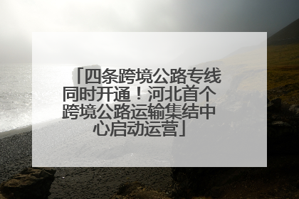 四条跨境公路专线同时开通！河北首个跨境公路运输集结中心启动运营