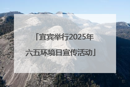 宜宾举行2025年六五环境日宣传活动