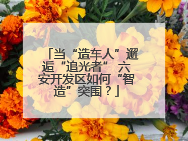 当“造车人”邂逅“追光者” 六安开发区如何“智造”突围？