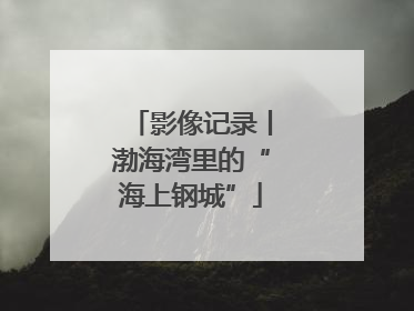 影像记录丨渤海湾里的“海上钢城”