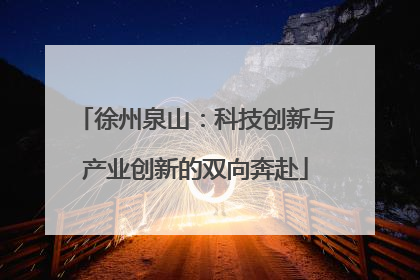 徐州泉山：科技创新与产业创新的双向奔赴