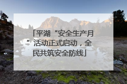 平湖“安全生产月”活动正式启动，全民共筑安全防线