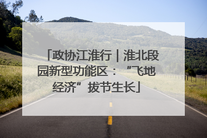 政协江淮行｜淮北段园新型功能区：“飞地经济”拔节生长