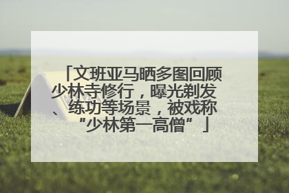 文班亚马晒多图回顾少林寺修行，曝光剃发、练功等场景，被戏称“少林第一高僧”