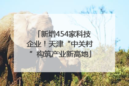新增454家科技企业！天津“中关村”构筑产业新高地