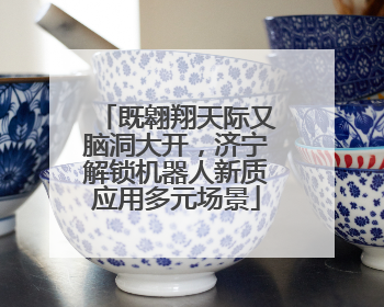 既翱翔天际又脑洞大开，济宁解锁机器人新质应用多元场景