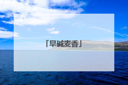 旱碱麦香