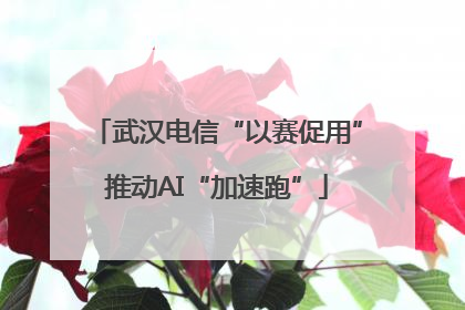 武汉电信“以赛促用”推动AI“加速跑”