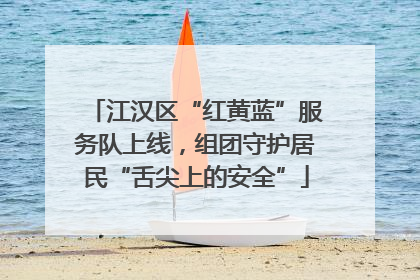 江汉区“红黄蓝”服务队上线，组团守护居民“舌尖上的安全”