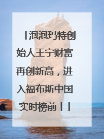 泡泡玛特创始人王宁财富再创新高，进入福布斯中国实时榜前十