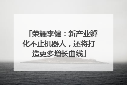 荣耀李健：新产业孵化不止机器人，还将打造更多增长曲线