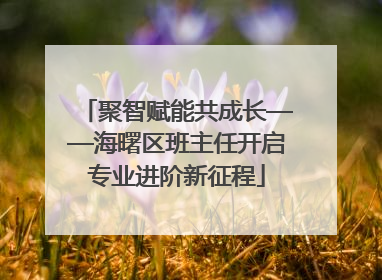 聚智赋能共成长——海曙区班主任开启专业进阶新征程