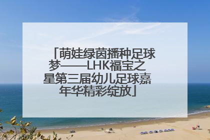 萌娃绿茵播种足球梦——LHK福宝之星第三届幼儿足球嘉年华精彩绽放