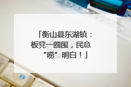 衡山县东湖镇：板凳一圈围，民意“唠”明白！