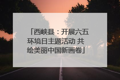 西峡县：开展六五环境日主题活动 共绘美丽中国新画卷