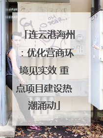 连云港海州：优化营商环境见实效 重点项目建设热潮涌动