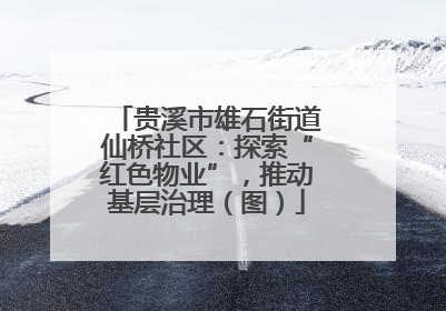 贵溪市雄石街道仙桥社区：探索“红色物业”，推动基层治理（图）