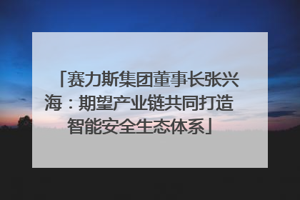 赛力斯集团董事长张兴海：期望产业链共同打造智能安全生态体系