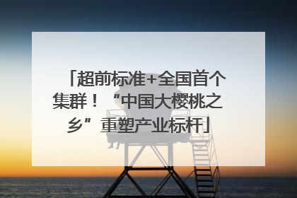 超前标准+全国首个集群！“中国大樱桃之乡”重塑产业标杆