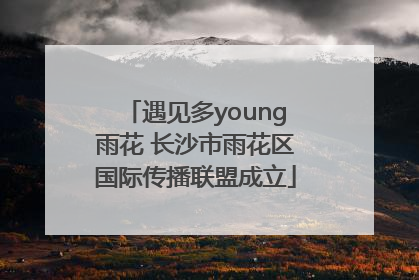 遇见多young雨花 长沙市雨花区国际传播联盟成立