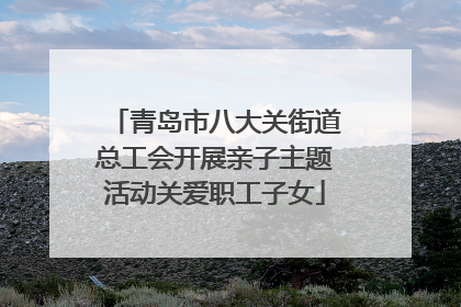 青岛市八大关街道总工会开展亲子主题活动关爱职工子女