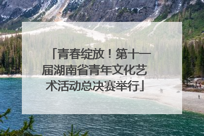 青春绽放！第十一届湖南省青年文化艺术活动总决赛举行