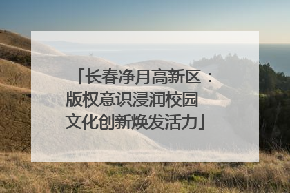 长春净月高新区：版权意识浸润校园 文化创新焕发活力