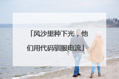 风沙里种下光，他们用代码驯服电流