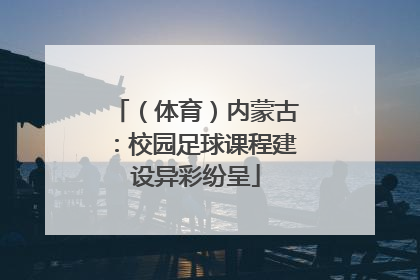 （体育）内蒙古：校园足球课程建设异彩纷呈