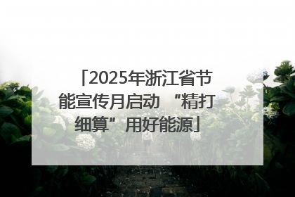 2025年浙江省节能宣传月启动 “精打细算”用好能源