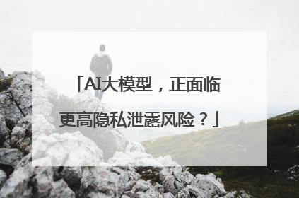 AI大模型，正面临更高隐私泄露风险？